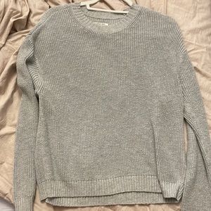 american eagle grey sweater